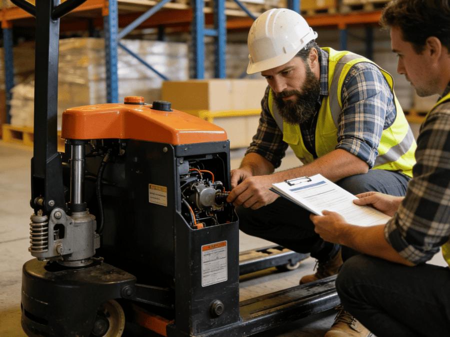 Raelon blog image for 2026 electric pallet jack buyers guide on what to choose and why