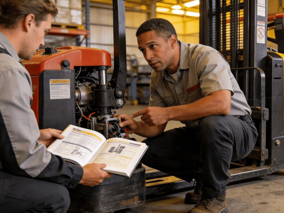 Raelon blog image for pallet jack certification guide and operator training information