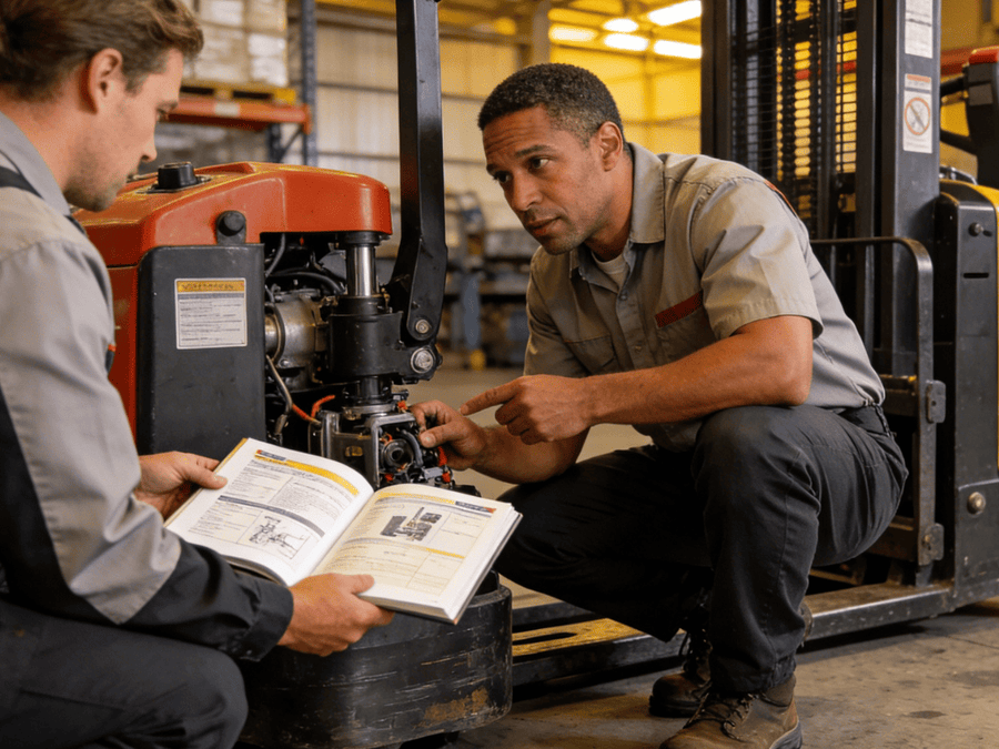 Raelon blog image for pallet jack certification guide and operator training information