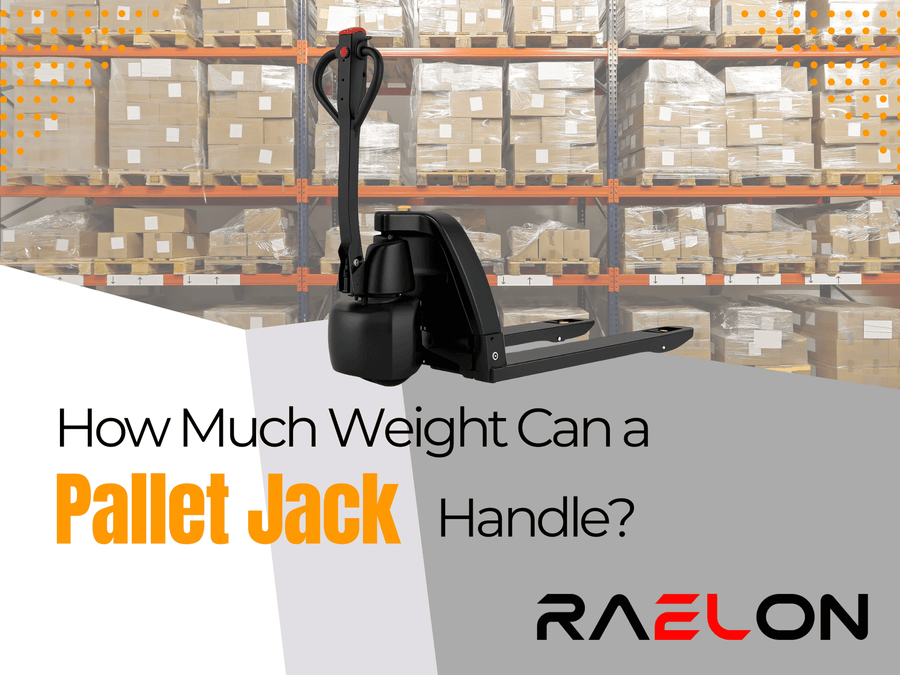 Raelon blog image for pallet jack weight capacity guide and load handling overview