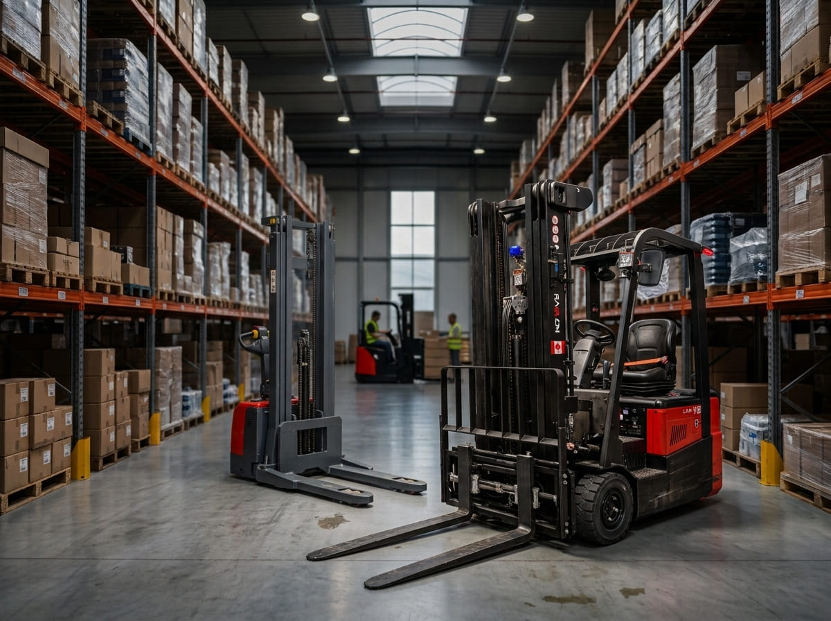 Pallet stacker vs forklift — which one your warehouse needs
