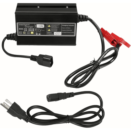 Raelon 24V 10A Pallet Jack Charger with SB120 120A Red Connector for Floor Scrubbers