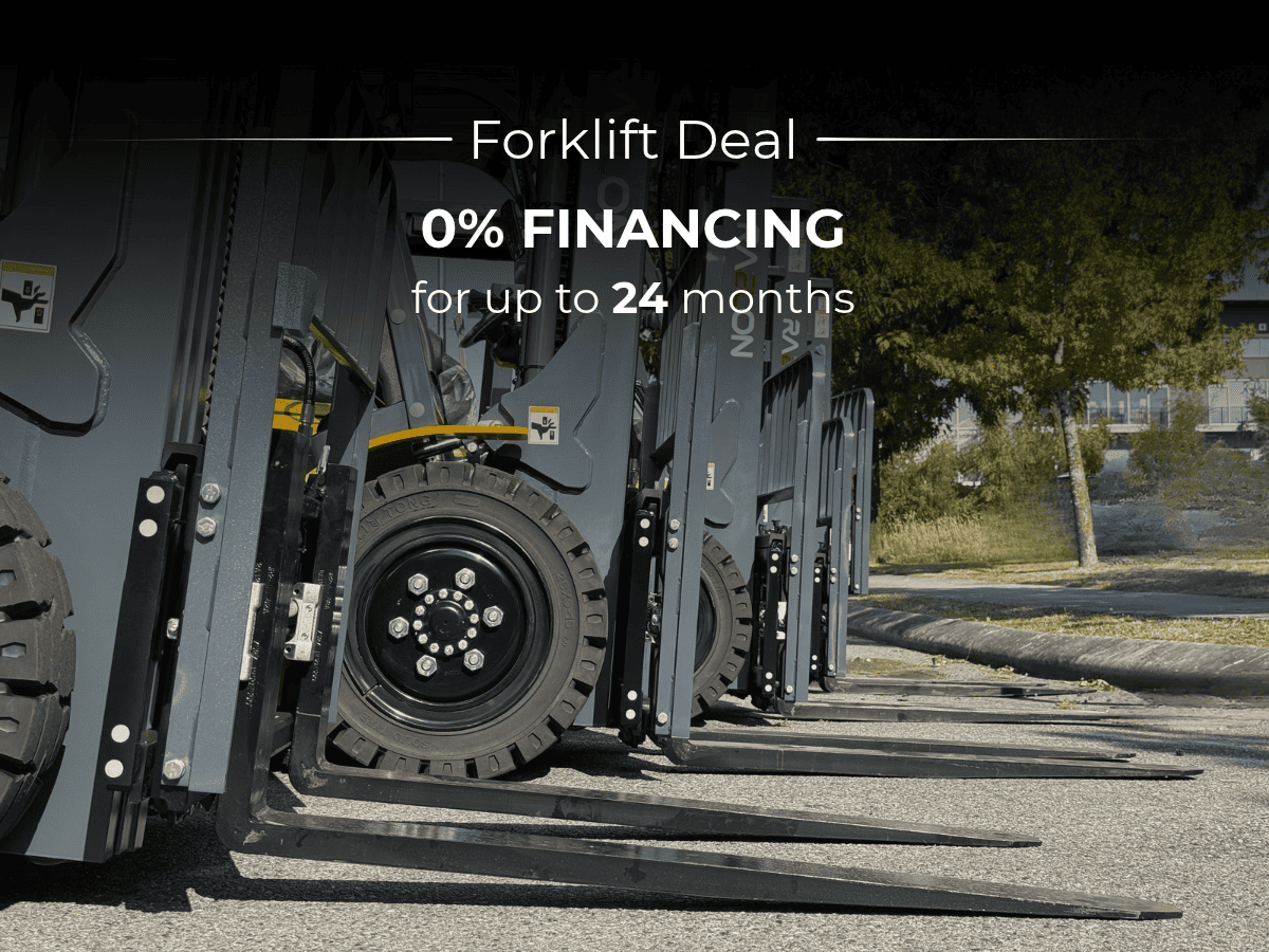 Raelon forklift equipment for Canadian warehouse operations