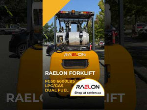 Video of 6600 lbs Raelon FG30 Forklift Dual Fuel In Stock