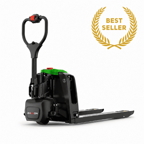 Transpalette électrique Lithium-ion Raelon F4 3300 lbs Vert