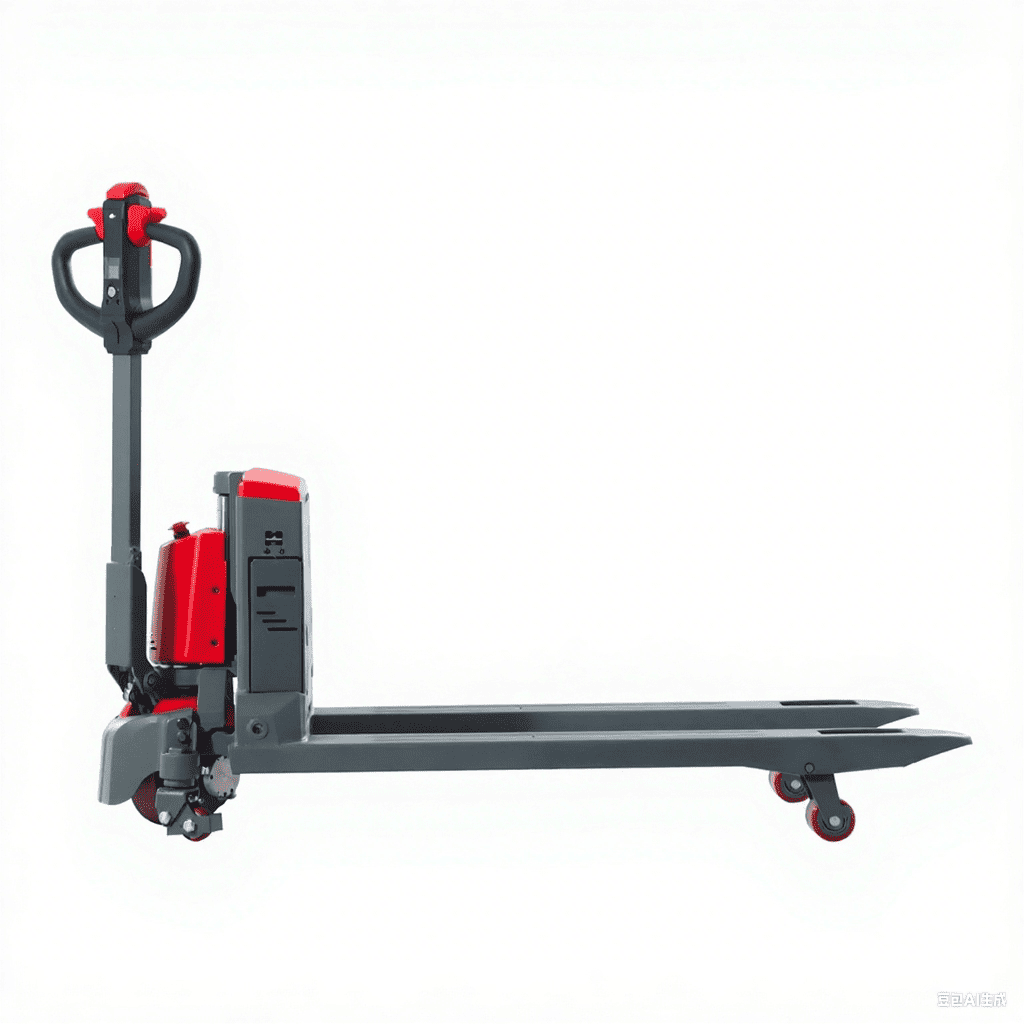 Raelon 3300lbs lithium pallet jack CBD15W-II side profile