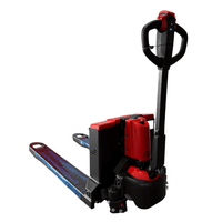 Raelon 3300lbs lithium pallet jack CBD15W-II three quarter view