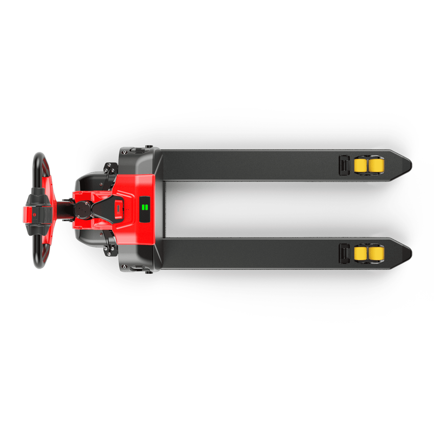 Raelon 4400lbs electric pallet jack F4 201 forks front view