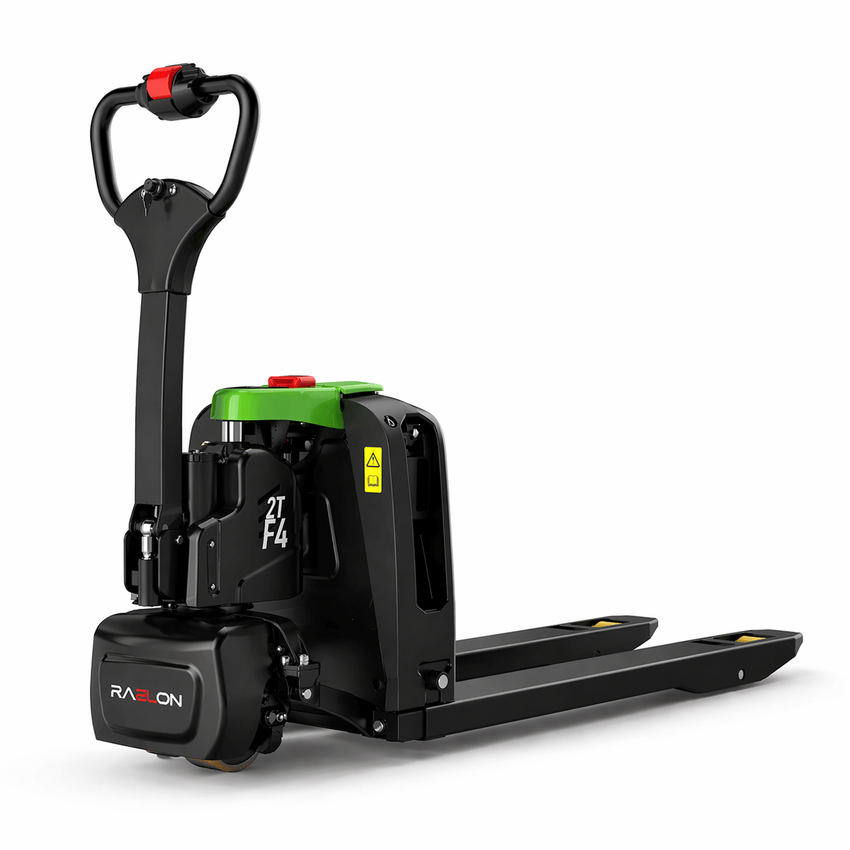 Raelon 4400lbs electric pallet jack F4 201 main product view in Green color