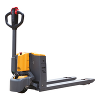 Raelon 4400lbs lithium pallet jack CBD20W-II front three quarter view
