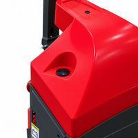 Close-up of the CBD15W-E19 red top cover and charger connector