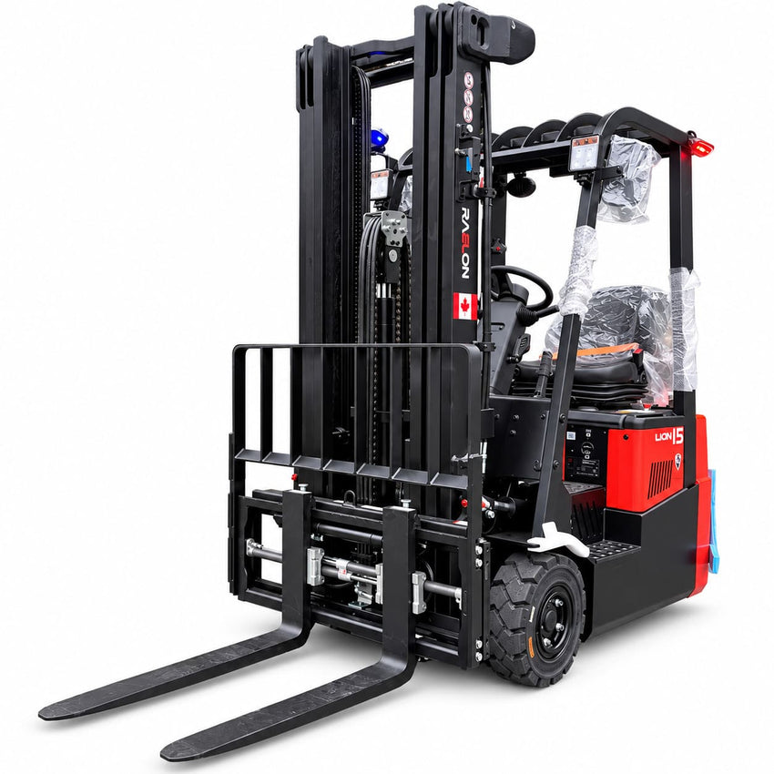 Raelon CPD15 3300lbs electric forklift front right view