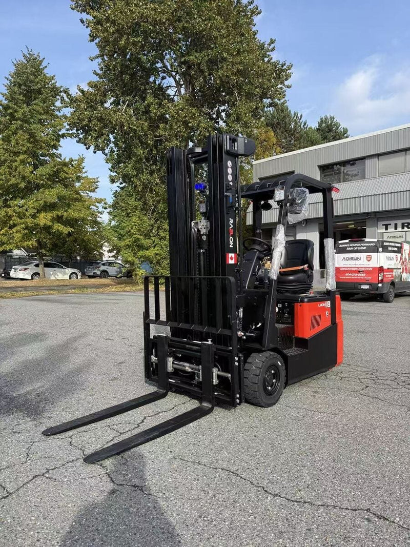 Raelon CPD18 4000lbs electric forklift real photo front angle view