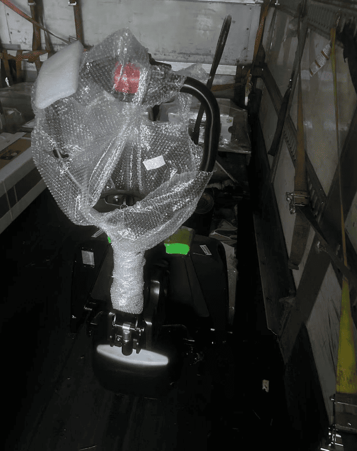 Customer review photo from Kevin Wright for Raelon material handling equipment
