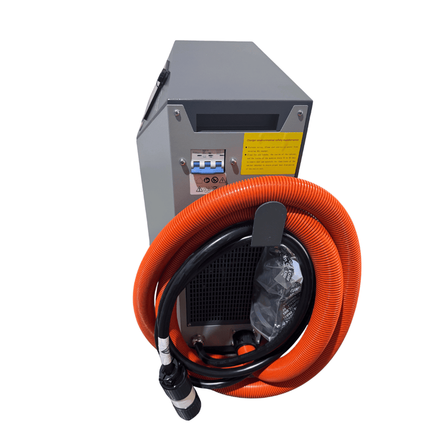 Raelon 3300lbs Electric Forklift 3 Wheel 3 Stage Triplex Mast 189in Li Ion with UL Charger