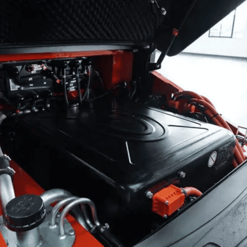 Raelon 3300lbs Electric Forklift 3 Wheel 3 Stage Triplex Mast 189in Li Ion with UL Charger