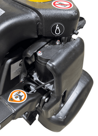 Raelon EPT15-EZ tiller handle front view with controls