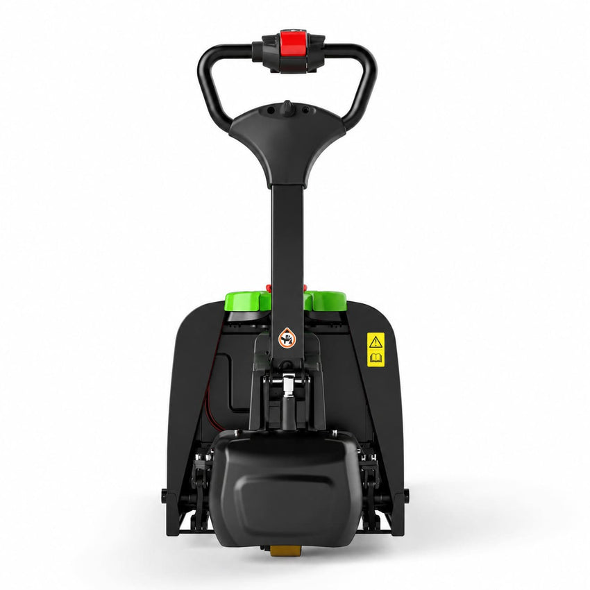 Raelon F4-201 4400 lb electric pallet jack operator-end view