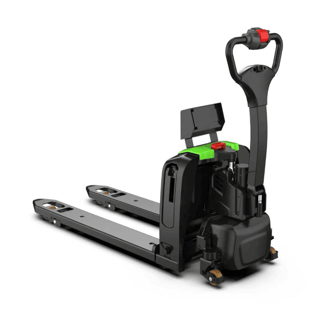 Raelon F4-201 electric pallet jack scale display close up for pallet weight checking