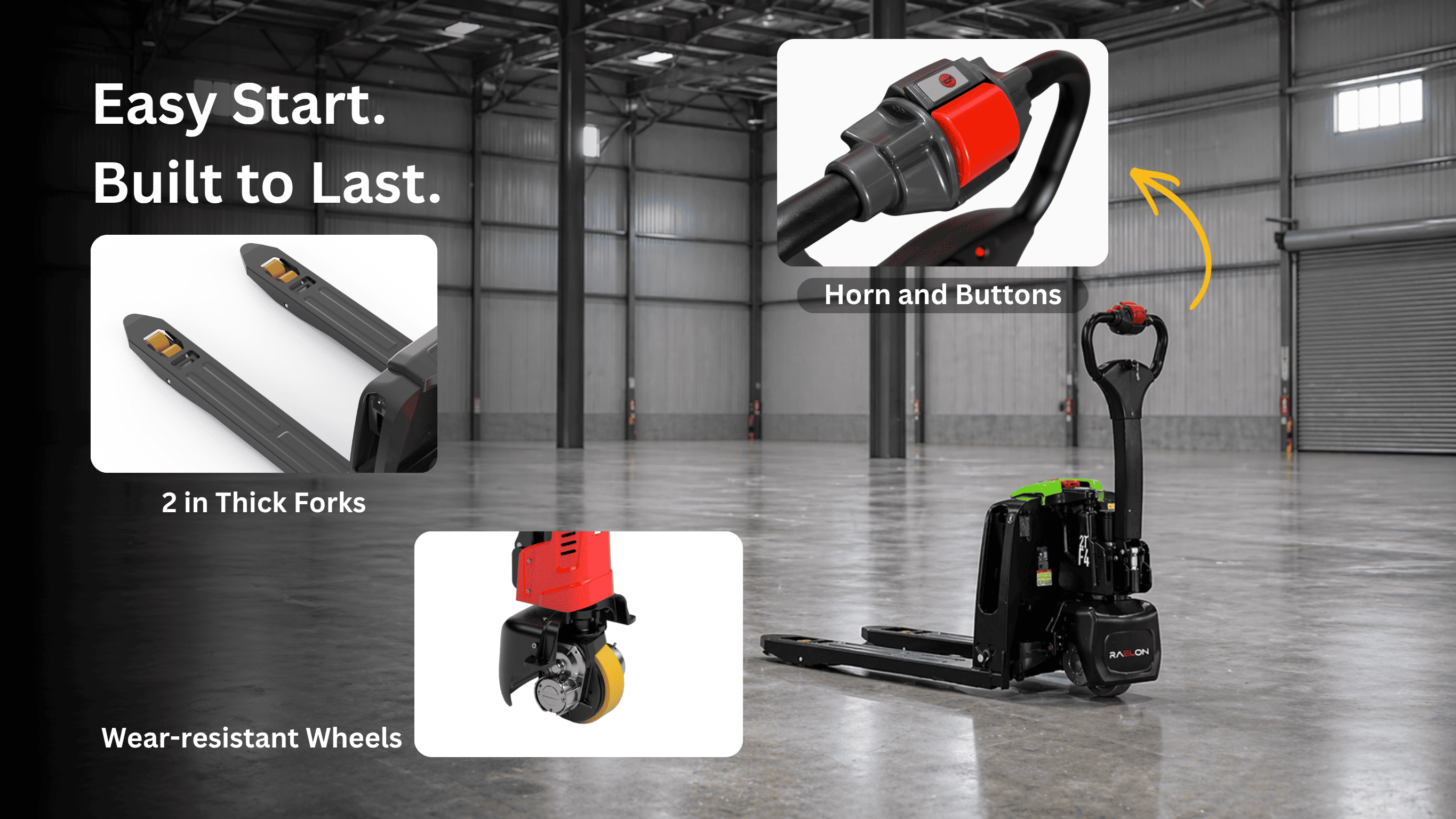 Raelon F4-201 practical details for heavier daily pallet handling in warehouse use