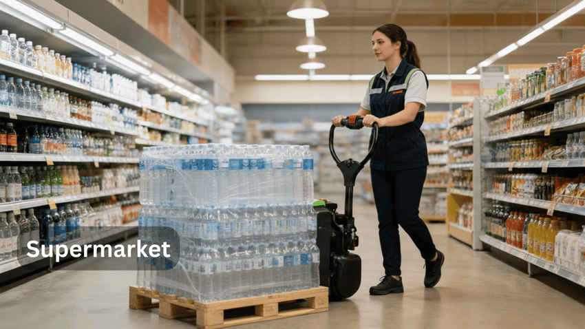 Raelon 3300lbs Li-ion Electric Pallet Jack F4