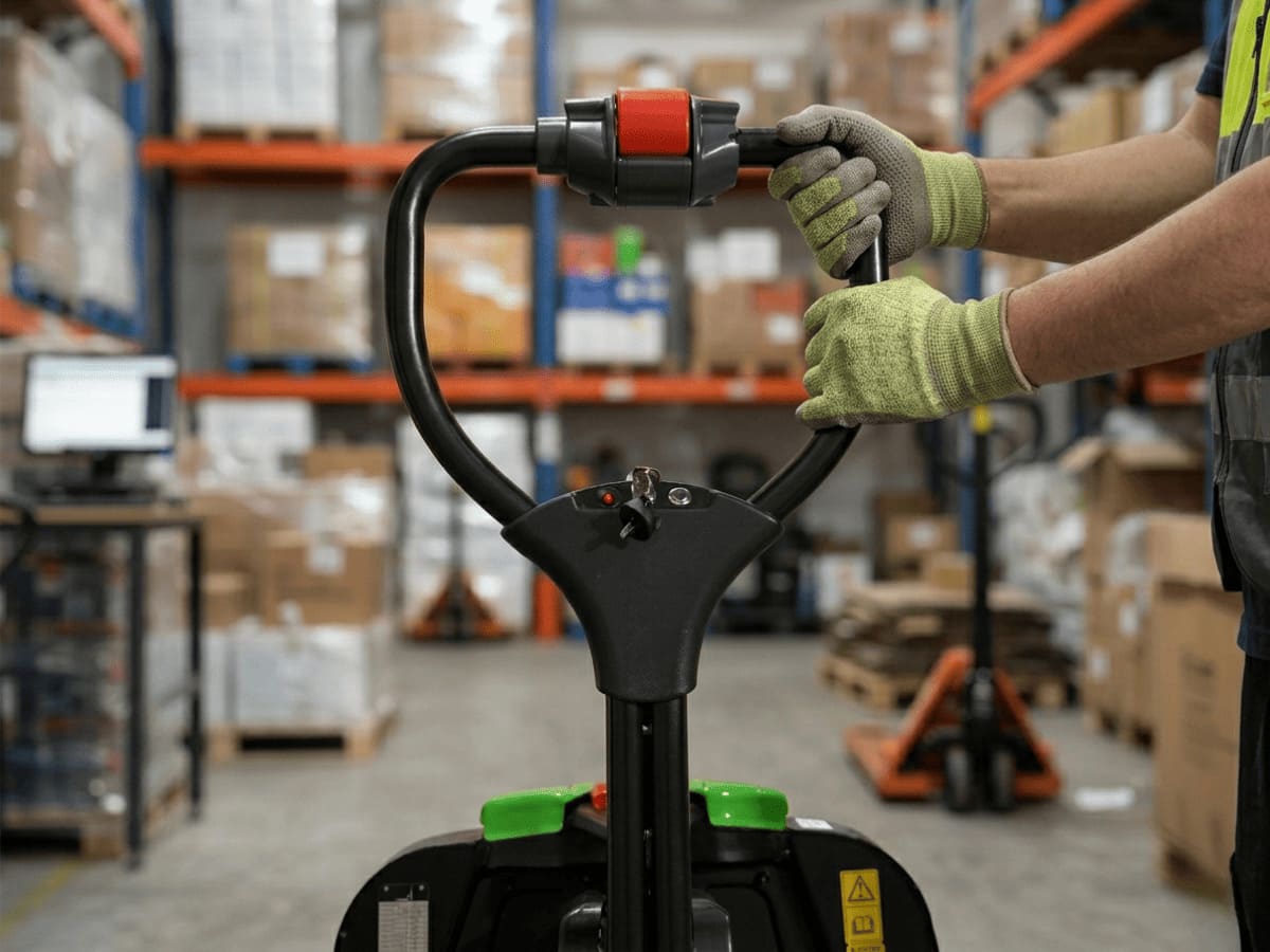Raelon F4 tiller handle with throttle, horn and lift controls