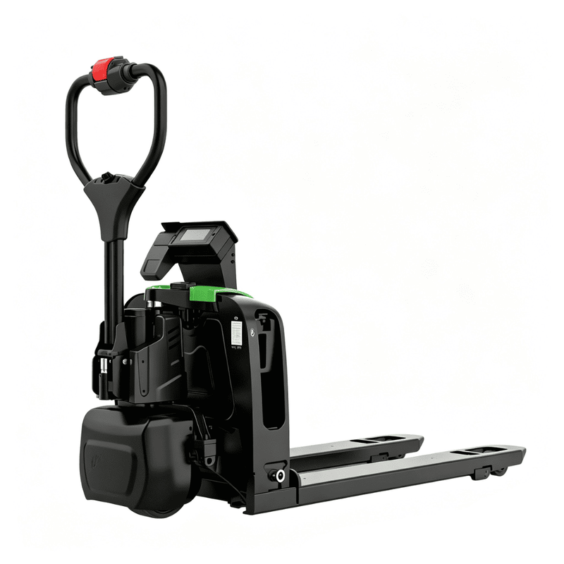 Raelon F4 3300lbs lithium-ion electric pallet jack with scale and printer