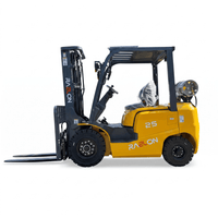 Raelon FG25 5500lbs LPG forklift side view