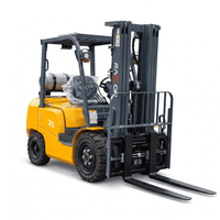 Raelon FG35 7700lbs LPG forklift front right view