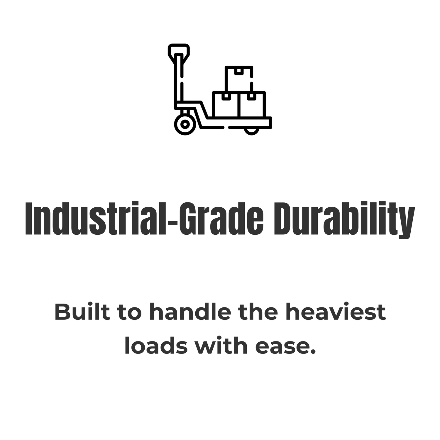 Raelon industrial grade durability icon for warehouse equipment