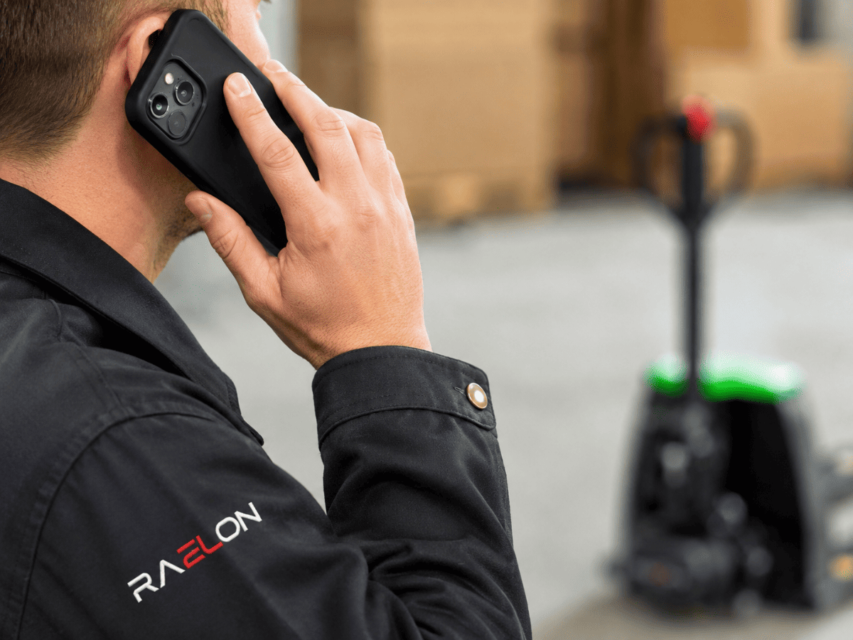 Raelon team confirming local pickup time by phone text or email