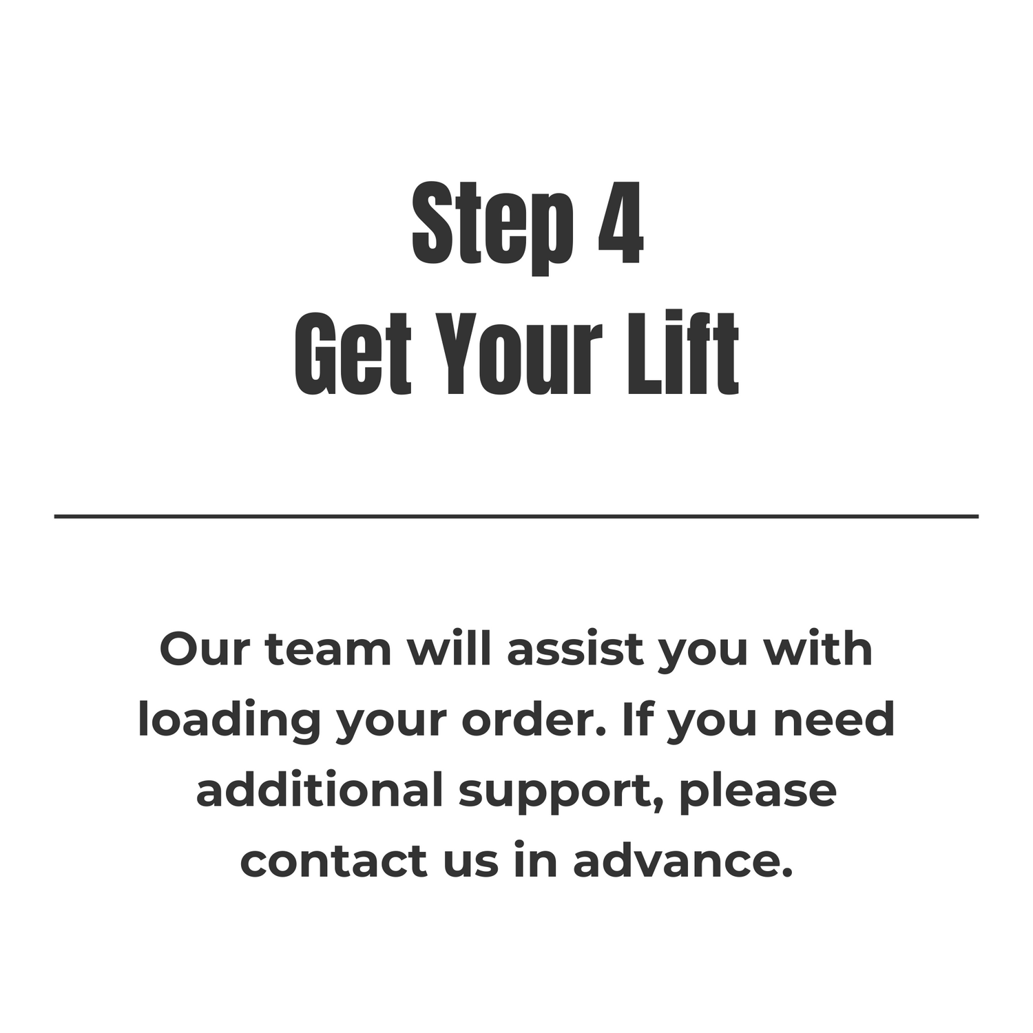 Raelon local pickup step 4 collect your equipment with warehouse pickup assistance