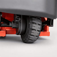 Raelon MN-01 6600lbs all-terrain electric pallet truck rubber drive wheel close up