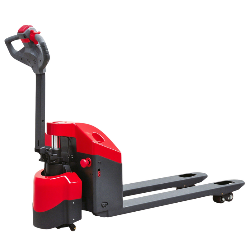 Raelon CBD15W-E19 3300lbs lithium-ion electric pallet jack in red